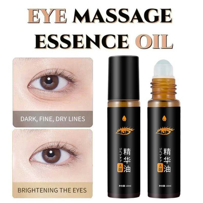 Esencia antiarrugas para ojos, Aceite hidratante para mejorar las líneas finas, Lifting de Ojos Negros, reafirmante, ilumina la piel, cuidado de los ojos, 10ml