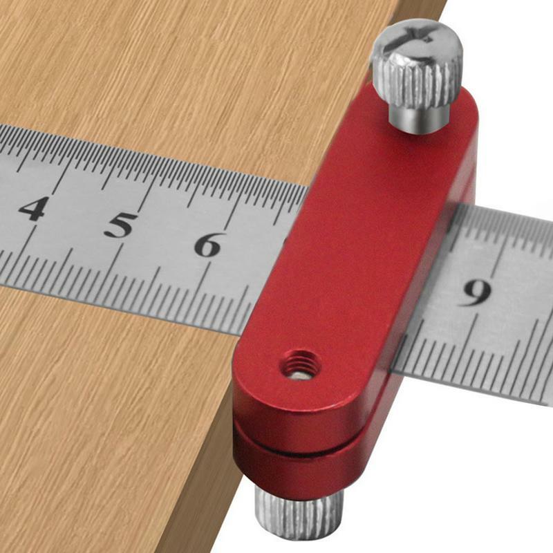 Scribe Ruler Locator Locator Limit Scriber Gauge Stop Block For Woodworking Labor-Saving Measuring Tool For Carpenters Modelers