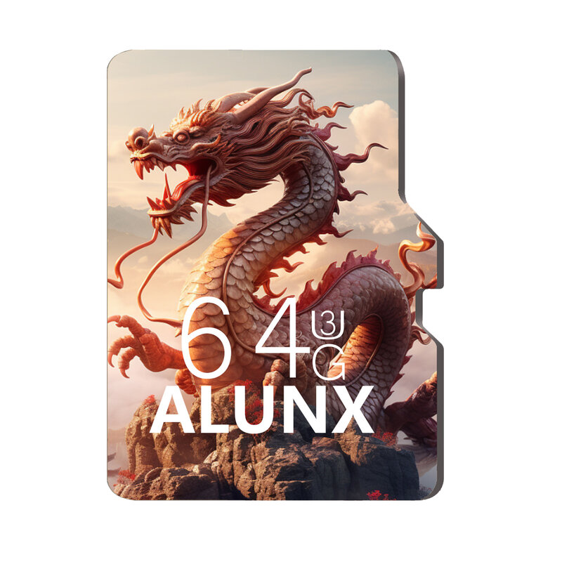 ALUNX-Cartão Micro TF SD, Cartão de Memória Flash, Classe 10, Suporta Telemóveis, UAV etc, Leitor, Super, 128G, 256G, 64GB, 32GB