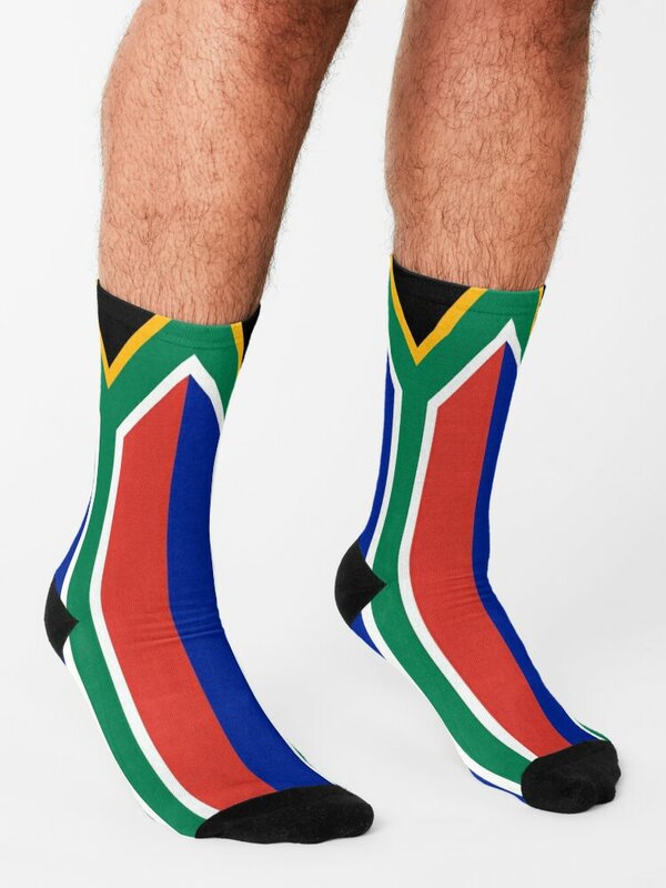 South Africa Flag Socks bright garter golf Socks Woman Men's
