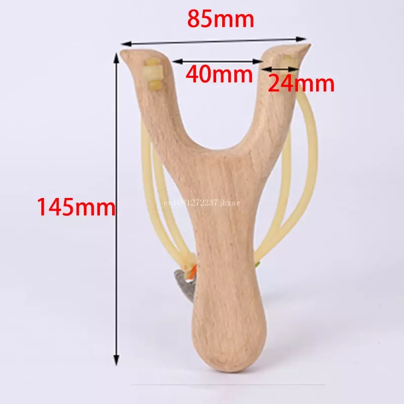 Traditional Wood Slingshot Outdoor High Precision Hunting Rubber Band Strong Slingsshot Catapult