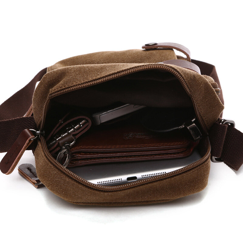 Sac à dos en toile de bonne qualité, portable, à bandoulière, pour voyage d'affaires, petit sac de poitrine décontracté, solide, nouvelle collection 2023