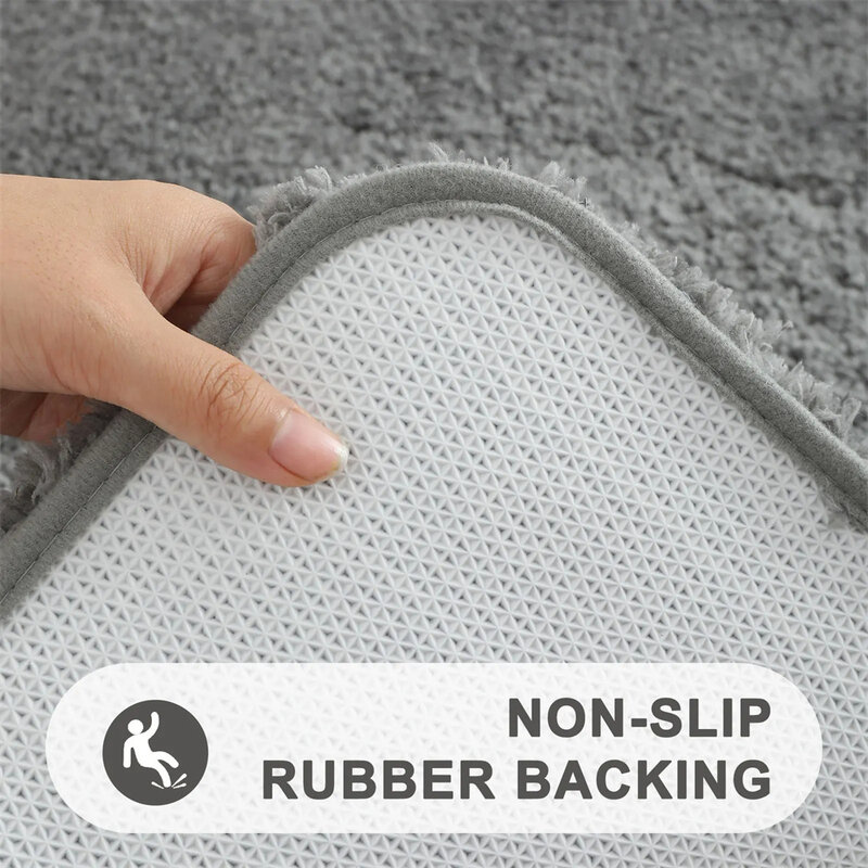 Olanly Weich Bad Plüsch Teppich Saugfähigen Quick Dry Bad Matte Dusche Pad Boden Protector Decor Nicht-Slip Wohnzimmer schlafzimmer Teppich