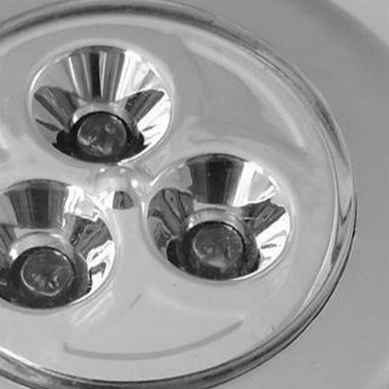 3 okrągła lampa pasty z światła nocne sterowane dotykowo LED pod szafka Push Stick na lampę do domu kuchnia do sypialni do użytku samochodowego