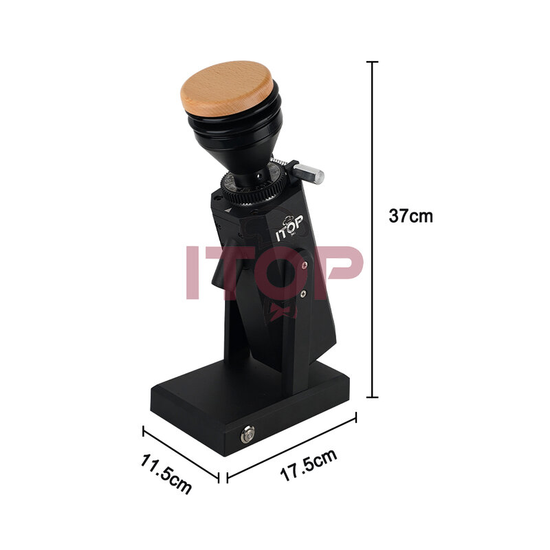 ITOP40S Updated Version Coffee Grinder Stepless Adjustment of Grinding Degree 40mm Titanium Burr Milling Maker Small Miller