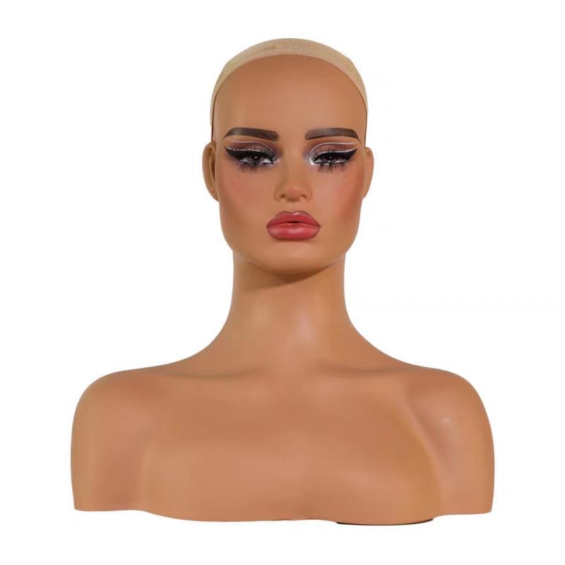 Female Mannequin Manikin with Makeup Model Display Wig Salon Beauty Scarf Glasses Hat Cap Stand Rack