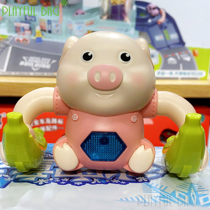 Interaktywna elektryczna świnia wywrotka muzyka mówiąca zabawka dla dzieci baseny zajęcia wodne czas kąpieli zabawa idealna dla małych dzieci