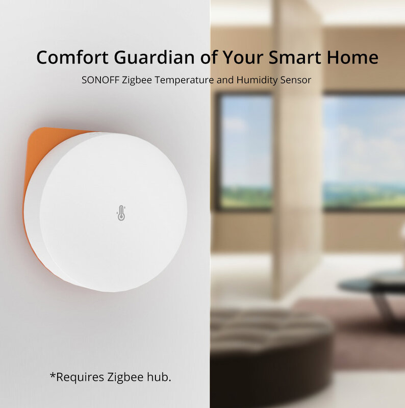 Sonoff zigbee temperatur-und feuchtigkeit sensor SNZB-02P hochgenaue monitor für smart home über ewelink arbeit mit alexa google