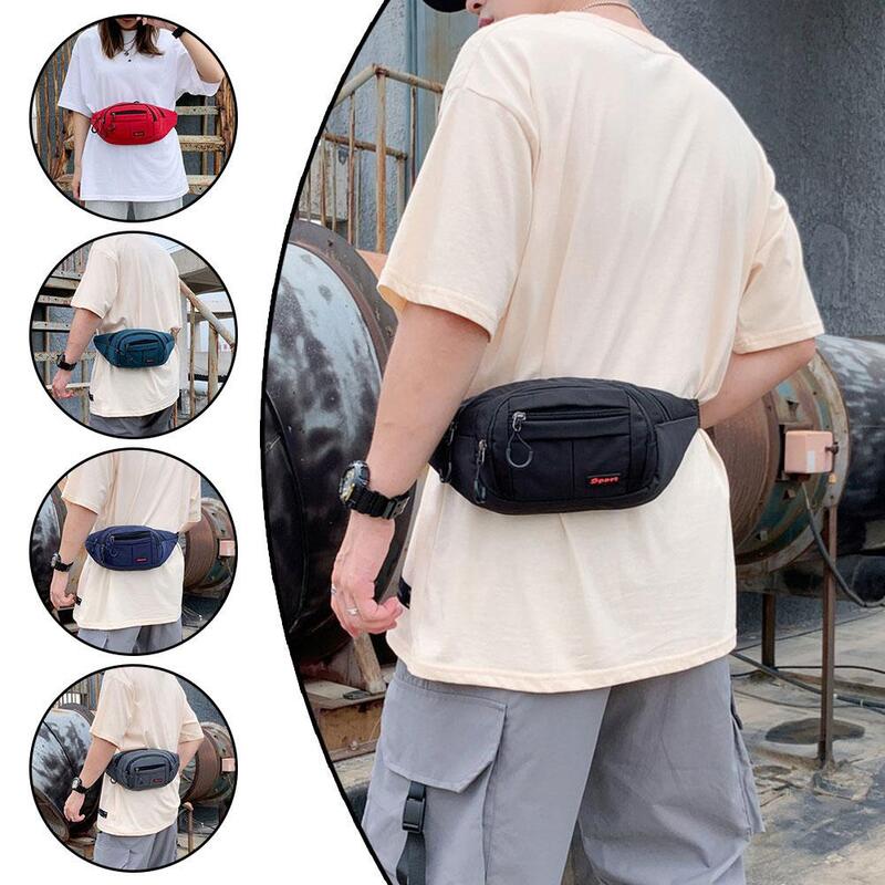 Riñonera deportiva para mujer, bolso de hombro, versión para correr, mochila de Fitness, bolso de pecho, moda coreana, Z8I8