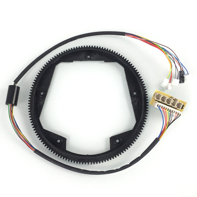 HENG LONG 1/16 Big Plastic 360°Rotating Gear 7.0 Electric Slip Ring For RC Tank 12P Gearbox TH19889-SMT4