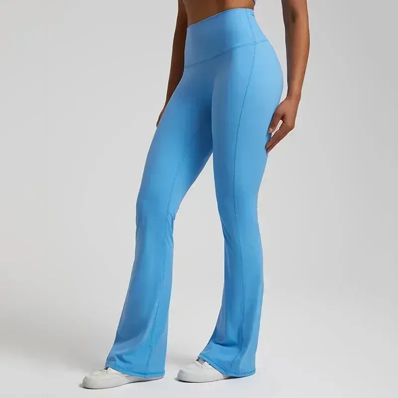 Женские спортивные Леггинсы Lemon Align с низкой посадкой, расклешенные брюки, женские уличные повседневные спортивные штаны для фитнеса, широкие брюки для танцев