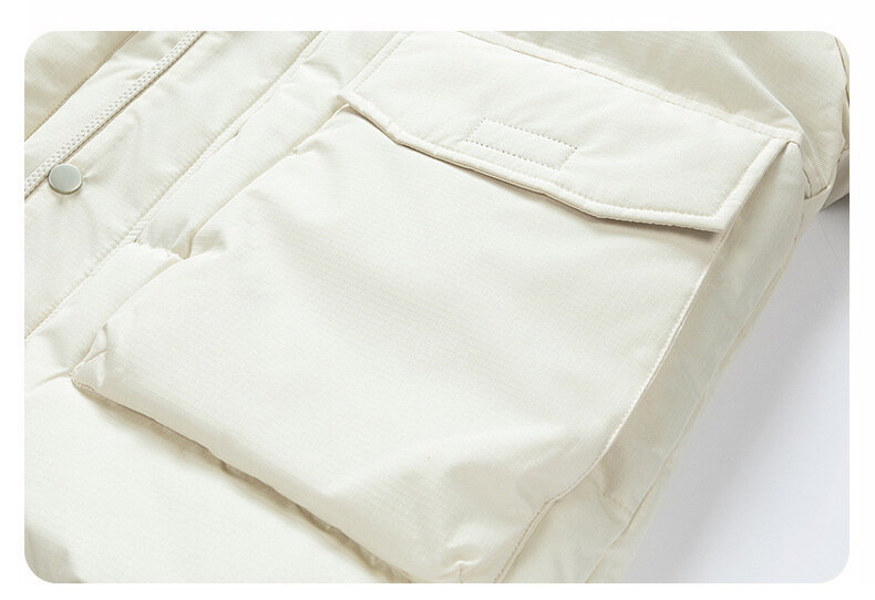 Large Hooded Duck Down Jackets para Men e Women, White Jackets, Winter Clothing, Plus Size, 145kg, 7XL, 8XL