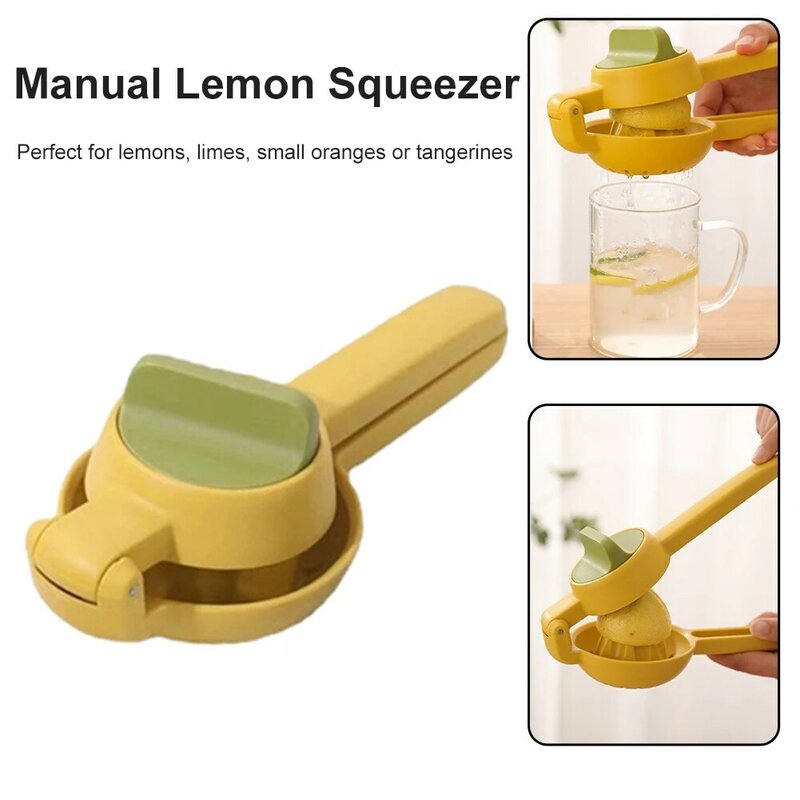 Pembuat jus Lemon hemat tenaga kerja, alat rumah tangga portabel Manual profesional, Juicer Lemon dapur multifungsi pesta buah jeruk