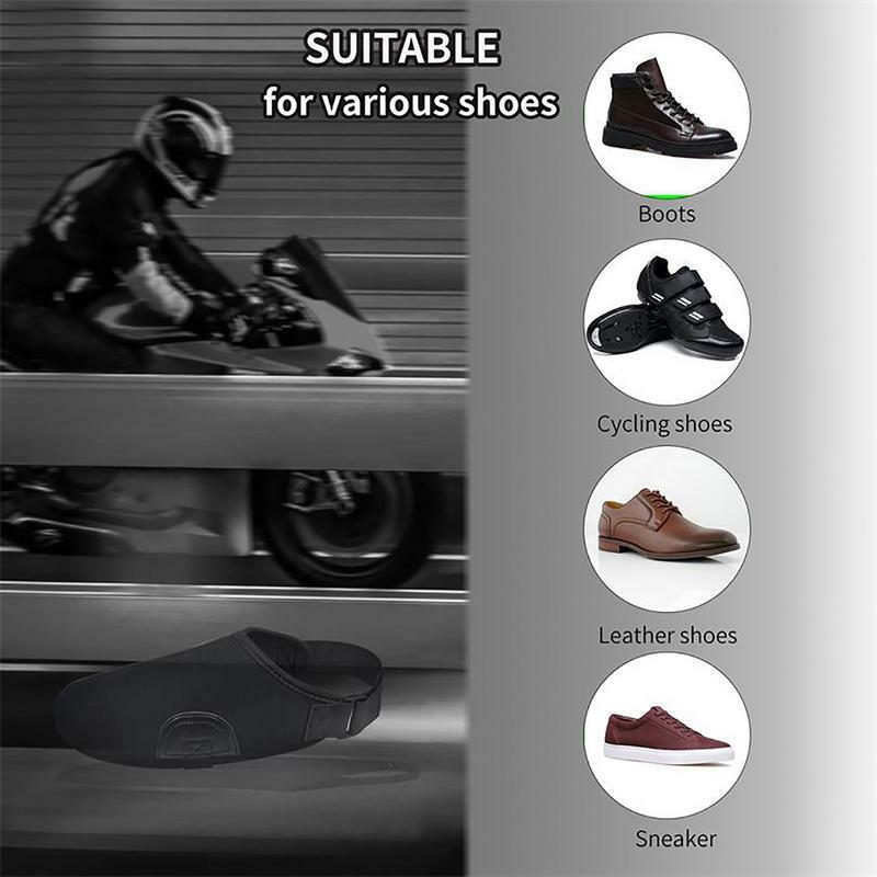 Buty na motocykl ochraniacz na buty regulowany buty motocyklowe ochraniacz dźwignia zmiany biegów wodoodporny antypoślizgowy but do jazdy konnej
