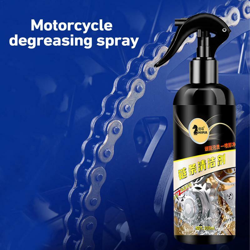 300ml odtłuszczacz samochodowy w sprayu łańcuch motocyklowy odtłuszczacz Spray czyszczący smarem plamiącym do pielęgnacji lakieru narzędzie narzędzie do ochrony smaru