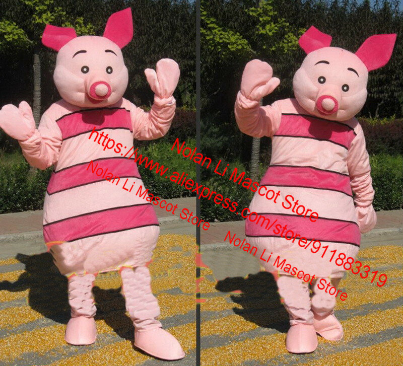 Ballet Princess Pig Mascot Costume, Capacete Material EVA, Traje dos desenhos animados, Cosplay, Masquerade Party, Jogo publicitário, Aniversário, 798