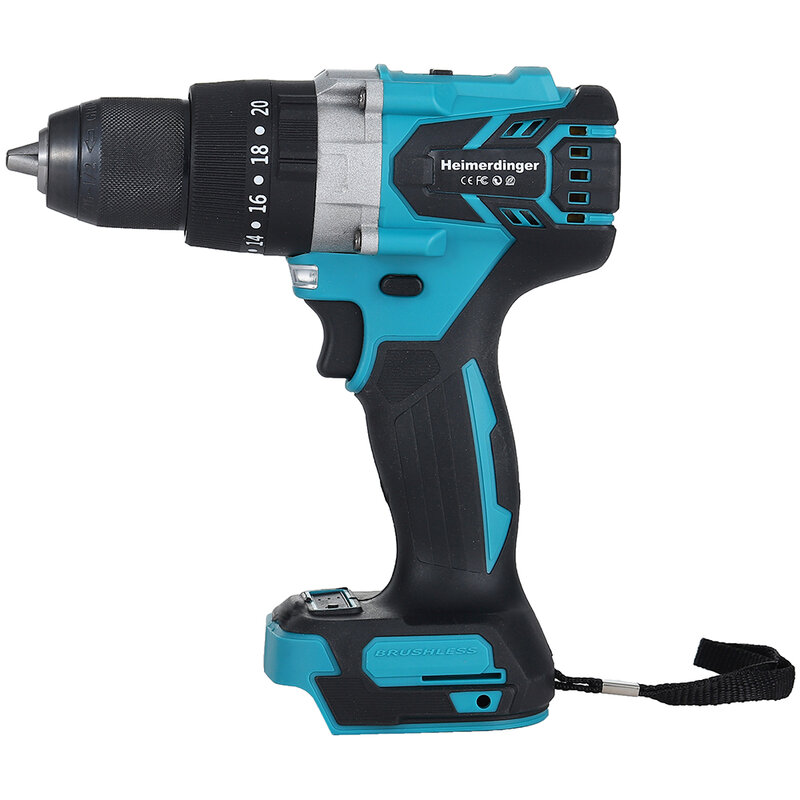Brushless Cordless Impact Drill, 1300 In-lb(150N.m) Torque Electric Drill, 1/2" Driver Drill,2 Variable Speed Drill Driver