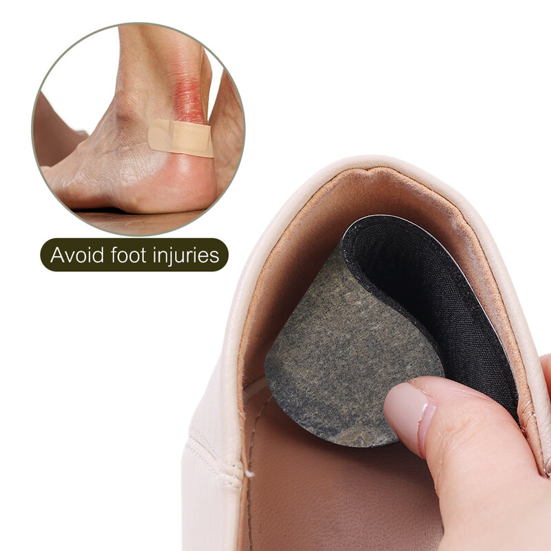 2pcs Thickening Sponge Heel Pads for Sandals High Heel Shoes Adjustable Antiwear Insoles Feet Inserts Insole Heels Pad Protector
