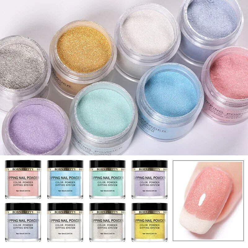 10ML Nude pyłek do paznokci akrylowych, 14 kolorów Crystal Pink rozszerzenie/Dip/grawerowanie pyłek do paznokci akrylowych Manicure porady Nails Supplies