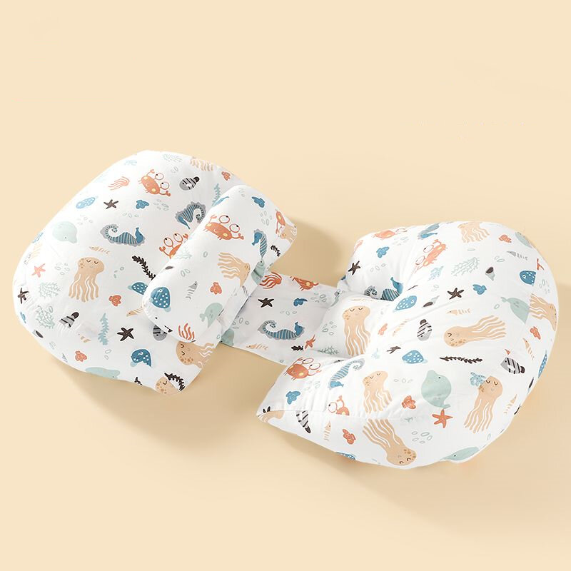 3D жемчужная хлопковая защитная подушка для талии для беременных женщин Регулируемая широкая Подушка для сна многофункциональная U-образная подушка для беременных