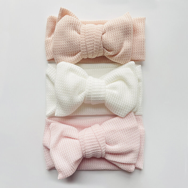 Baby Girl Bow Headband for Children Newborn Baby Turbans for Babies Solid Big Bowknot Headbands Infant Baby Hair Accessories