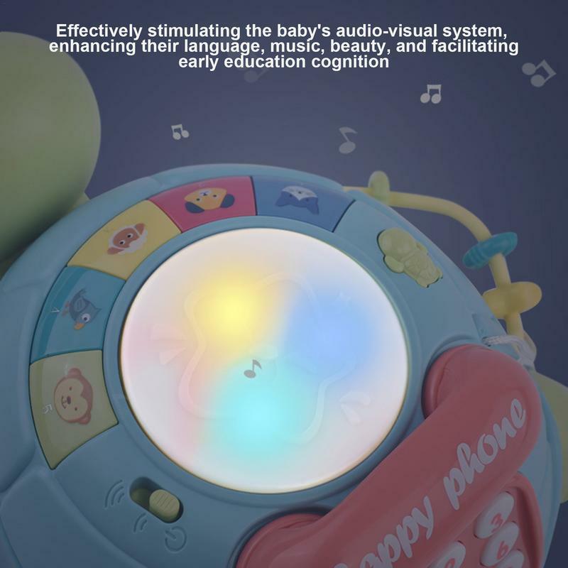 Kruipspeelgoed Met Verlichting Elektrisch Kruipspeelgoed Voor Kinderen Met Ronde Lichten En Glad Educatief Muziekspeelgoed Voor Kinderen