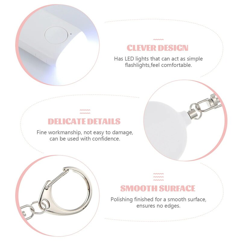Linterna de defensa Personal para mujer, Mini linternas LED recargables, antilobo, alarma, PC, Abs