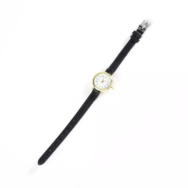 Watches for Women Ins Artistic Minimalist Small Dial Roman Digital Temperament High-end Versatile Thin Strap Quartz Women Watch