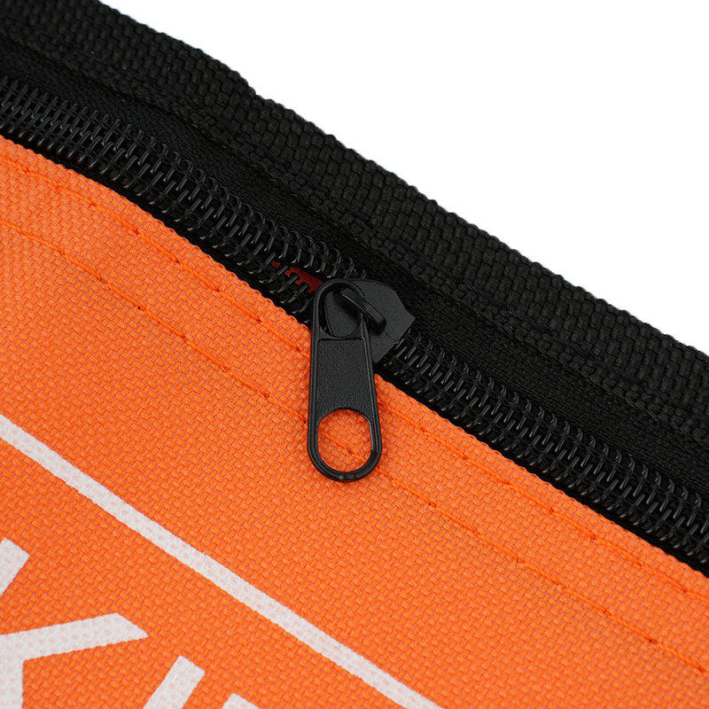 กระเป๋าใส่เครื่องมือกระเป๋าเก็บเครื่องมือขนาดเล็ก28x13ซม. ผ้าแคนวาสสำหรับจัดระเบียบผ้าคุณภาพสูงสีส้มกันน้ำ