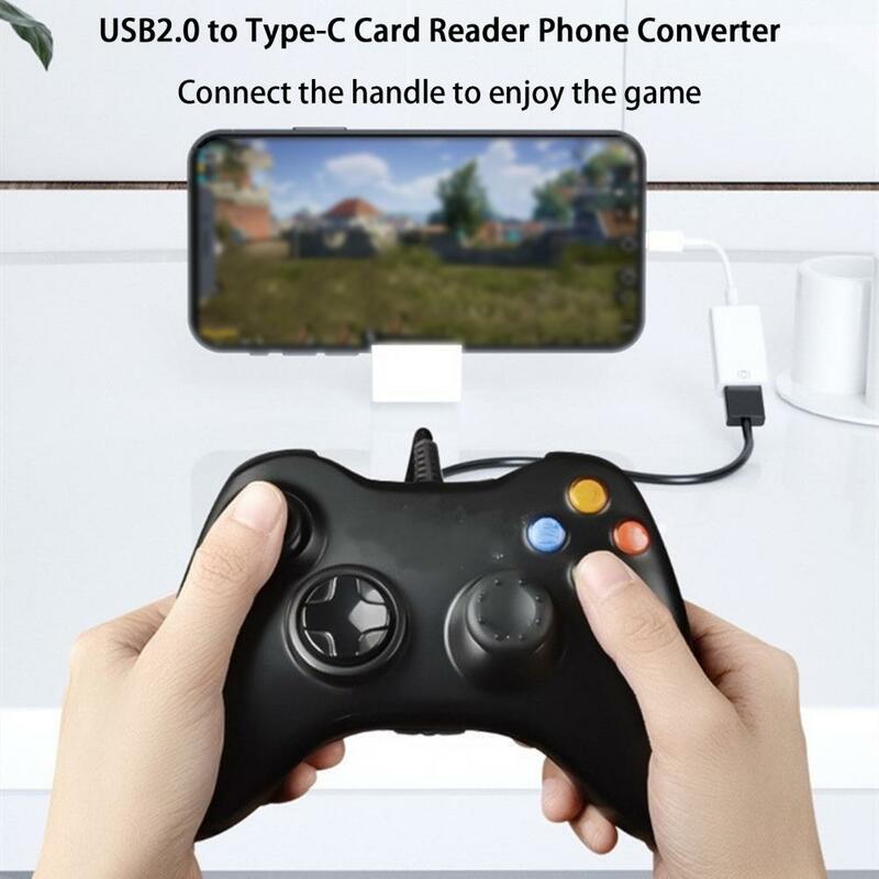 Convenient Phone Converter Widely Compatible Card Reader Fast Transfer USB2.0 to Type-C USB Disk Converter  Connecting