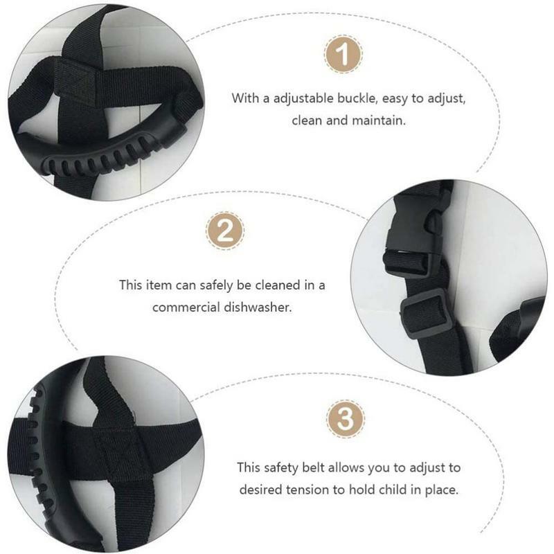 Rear Passenger Safety Belt Oxford Cloth Passenger Belt Handles With Breathable 3D Mesh Rear Motorcycle Belt Non-Slip Solid