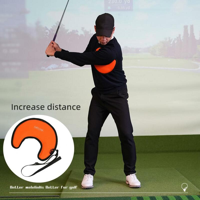 Correttore posturale per altalena da Golf Golf Swing Trainer correttore posturale a forma di luna per golfisti principianti pratica per migliorare l'oscillazione