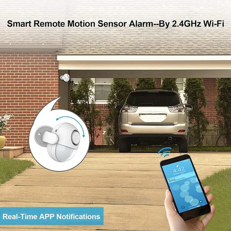 New Wifi Smart Motion Sensor Alarms System Motion Detector Outdoor Weatherproof Wireless Infrared Security Motion Detector