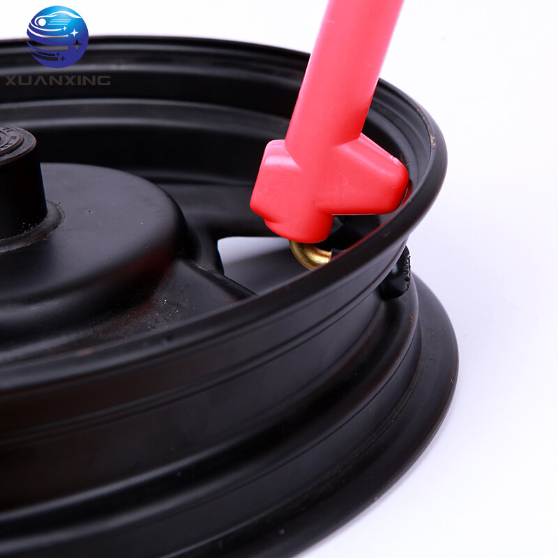 Válvula de borracha para pneu de carro elétrico pv, ferramenta de remoção de válvula de motocicleta, pvc pvpv, 5 peças