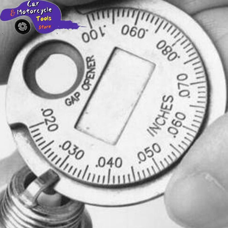 Herramienta de medición de calibre de bujías, calibre tipo Moneda de 0,6-2,4mm, gran oferta, 1 unidad
