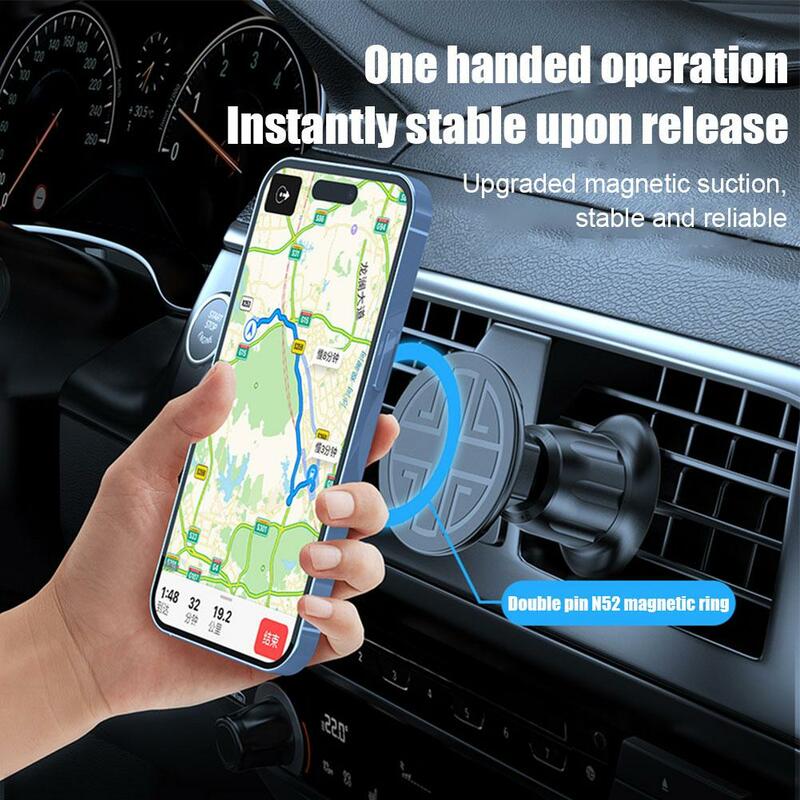 Soporte magnético para teléfono móvil de coche, soporte Universal para iPhone D9O2, 1 unidad
