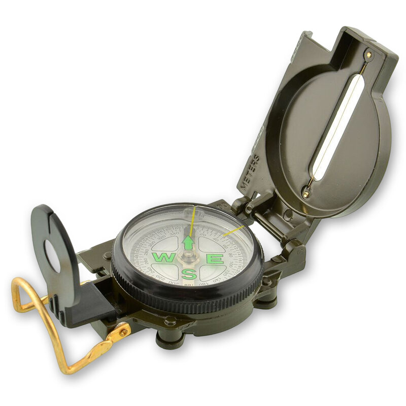 Kompas presisi tinggi tahan air Gadget luar ruangan olahraga Hiking mendaki gunung profesional militer tentara arah panduan alat