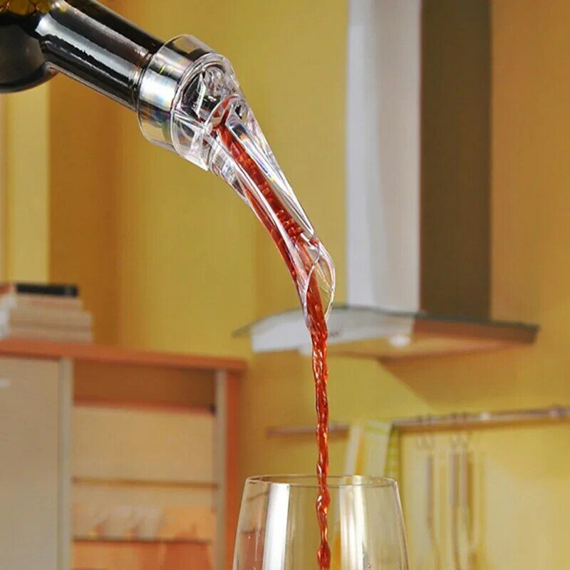 Ucors Wine Aerator Pourer Premium Aerating Pourer Red Wine Decanter Cap Cerat Stopper Botol Mouth Dispenser Decanter Cerat