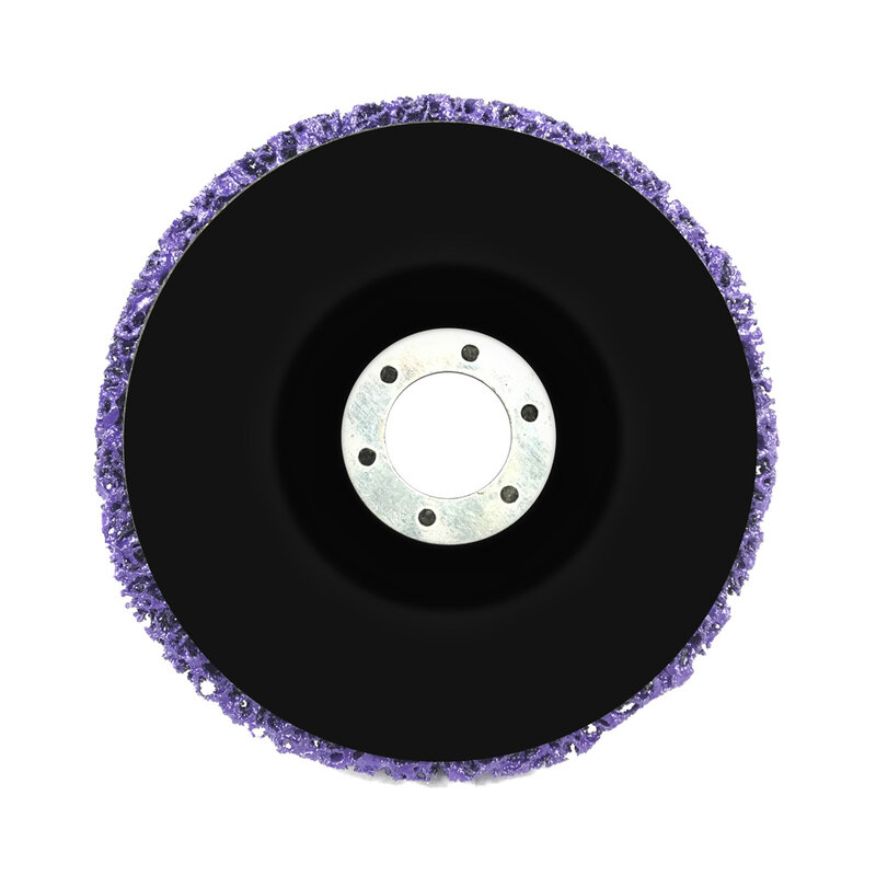 Schleif Werkzeuge Schleif Rad Farbe Rost Entfernung Reinigen Für Winkel Grinder Poly Streifen Disc Durable Lila Grinder Rad 125mm 1PC