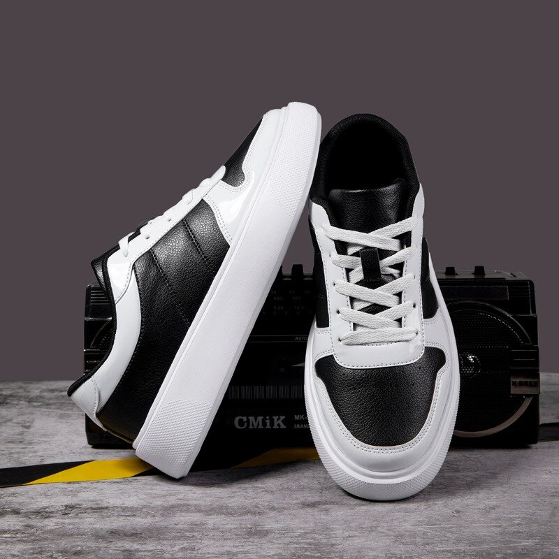 Damyuan Fashion Casual Schoenen Heren Outdoor Tennis Sneakers Mesh Lederen Trainer Veterschoenen Plus Size Mannelijke Zapatos