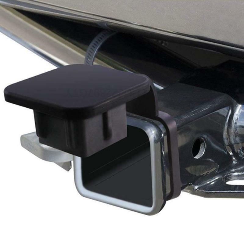 Acessórios de automóvel capa de plugue do carro reboque gancho poeira plug praça boca capa protetora 2 polegada reboque capa