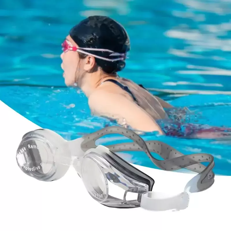 Kacamata renang praktis pria, desain ergonomis nyaman untuk berenang menyelam
