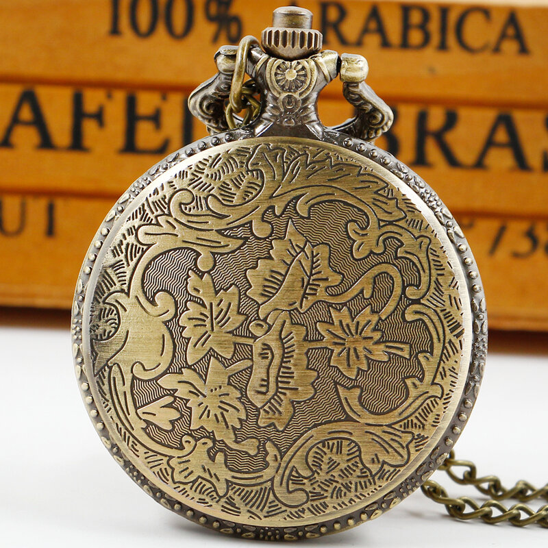 خمر البرونزية الشراعية السفينة كوارتز ساعة جيب فوب سترة سلسلة قلادة ساعة رجالي إمرأة هدايا Reloj Montre