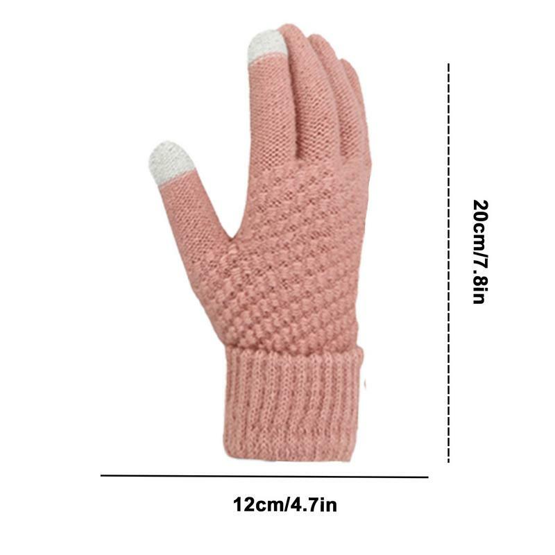 Guanti riscaldati per donna guanti alimentati tramite USB in velluto Touchscreen guanti invernali per mani calde per maschi uomo donna