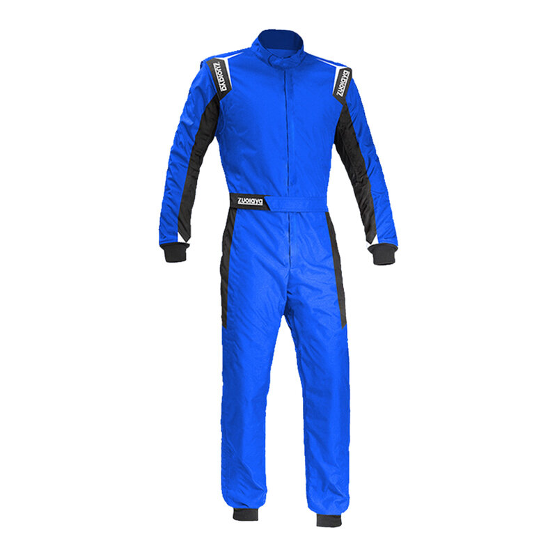Blue Motorcycle Jacket Waterproof Racing Onesie Wear Resistant Motorcycle Onesie Breathable Onesies Quick Dry Go-kart Suits