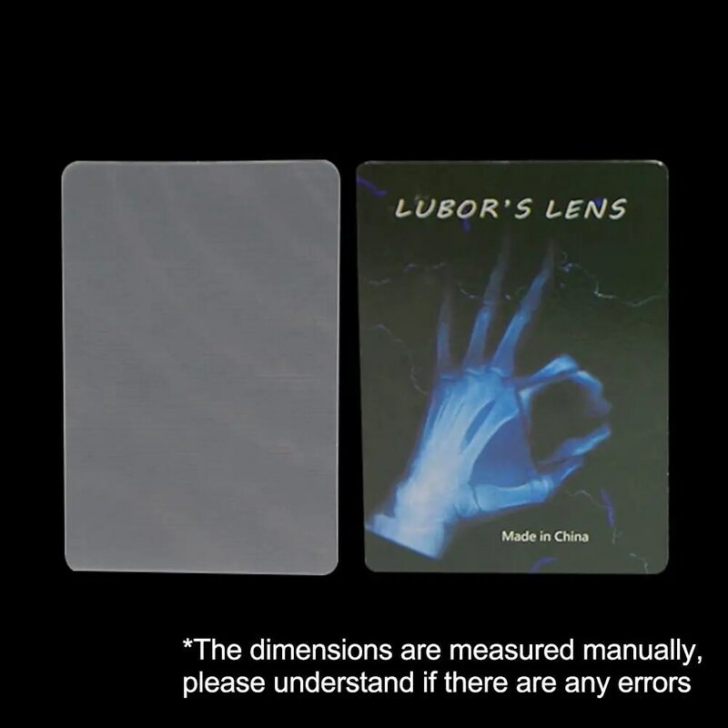 1pcS Magic Lubor's Lens X-Ray To Change (Gimmick Card And Pen)Paul Harris Magic Tricks Distorted Visual Stage Magic Props