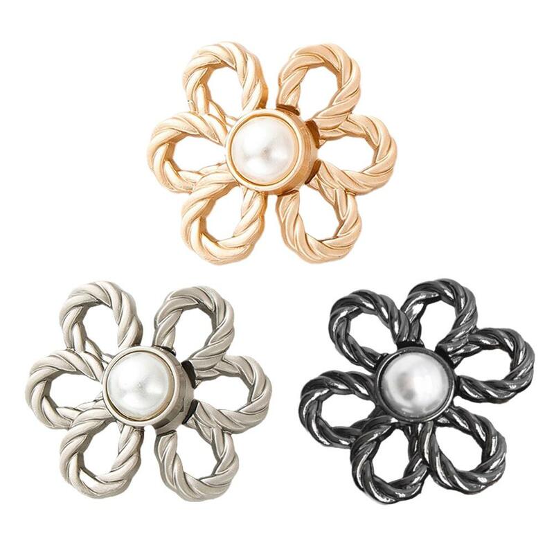 1Pair Waist Buttons Flower Combined Fastener Pants Retractable Sewing-on Buckles Accessories Button Skirt Pin Detachable Je B1M6