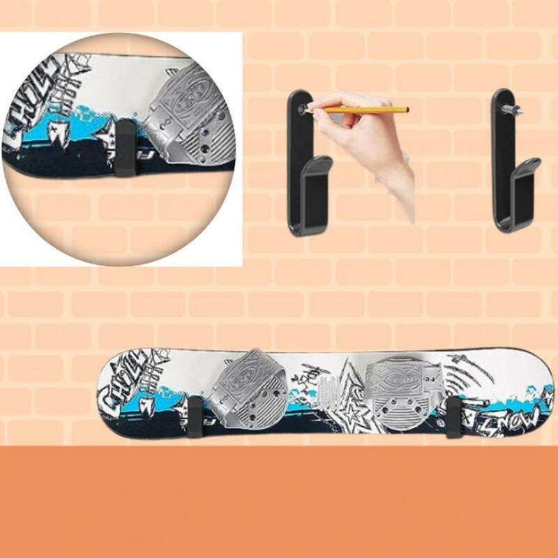 Colgador de Snowboard para monopatín, estante de exhibición resistente, montaje en pared para Snowboard, soporte de carga fuerte, exhibición elegante para vendedores