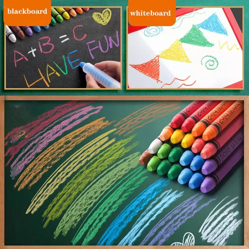 4/6/12pcs Dust Free Chalk Pens Solid Non-toxic Blackboard Whiteboard Drawing Pens School Teacher Chalk Marker Office Supplies