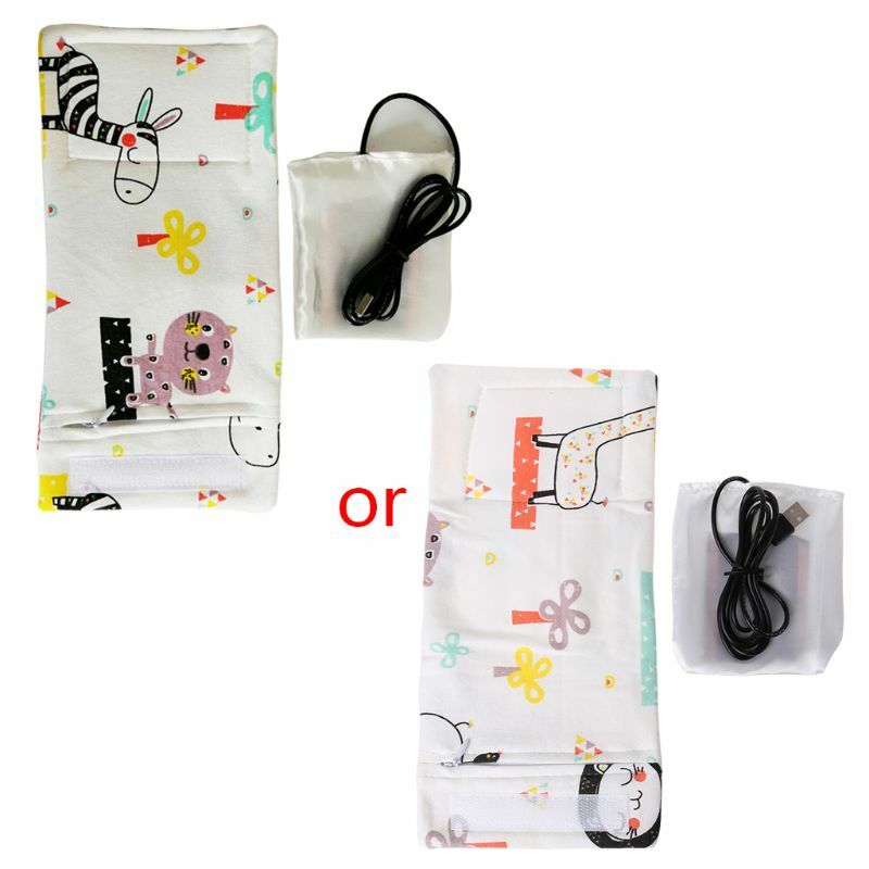حقيبة حرارية لتدفئة زجاجة حليب الأطفال بمنفذ USB للاستخدام الخارجي، محمولة بجهد منخفض